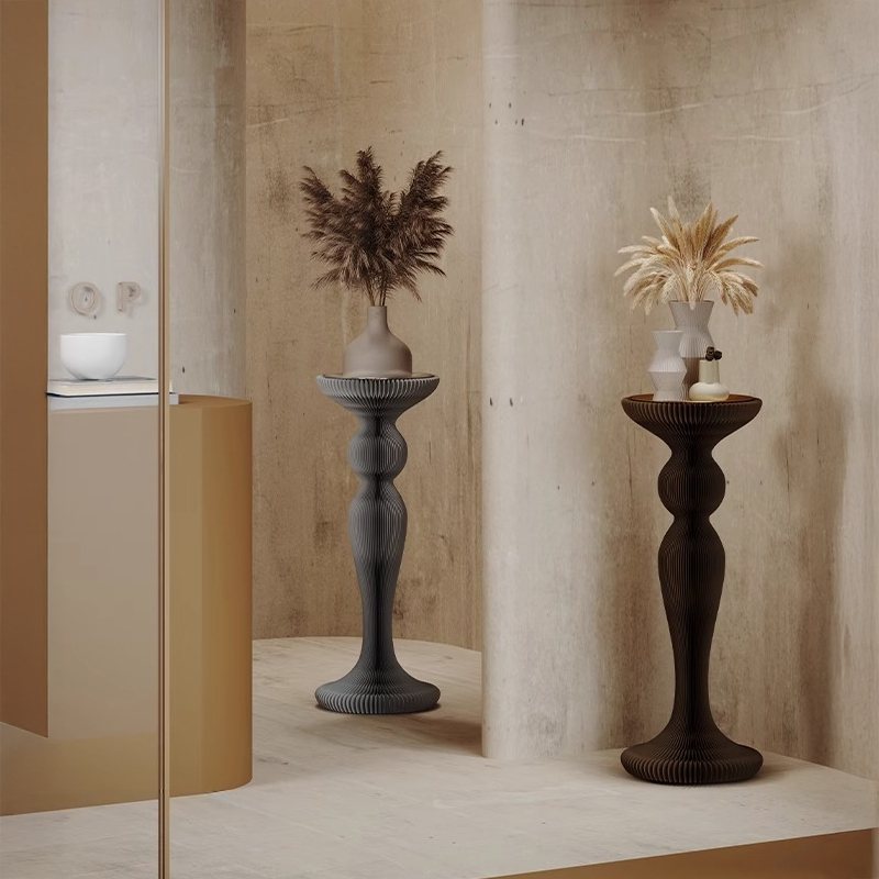 Kraft Paper クラフト紙北欧風円柱ディスプレイ