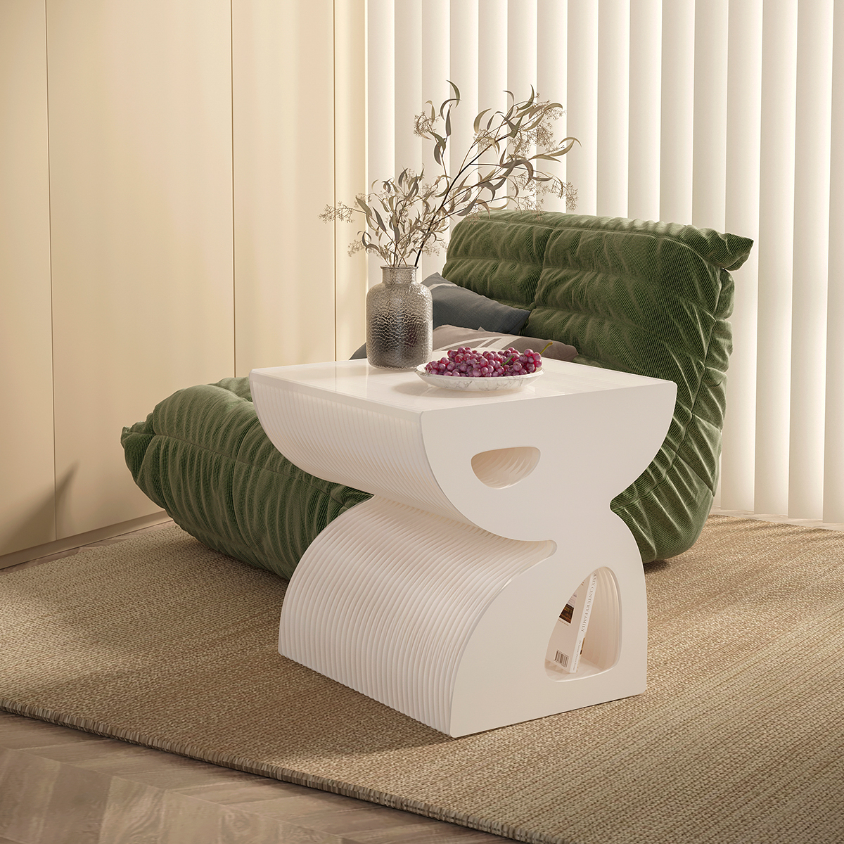 Kraft Paper クラフト紙エレガントウェーブテーブル