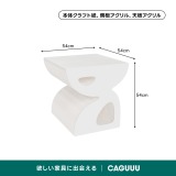 Kraft Paper エレガントウェーブテーブル｜引き伸ばすだけですぐに使える上品な折り畳み式テーブル - Thumbnail 9