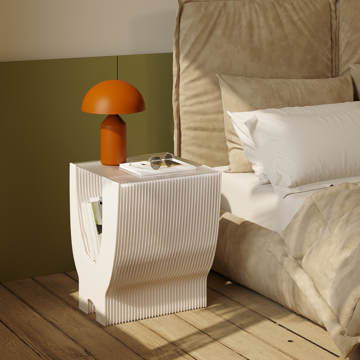 Kraft Paper ハニカムサイドテーブル | 多機能性とエコ素材の融合 – CAGUUU