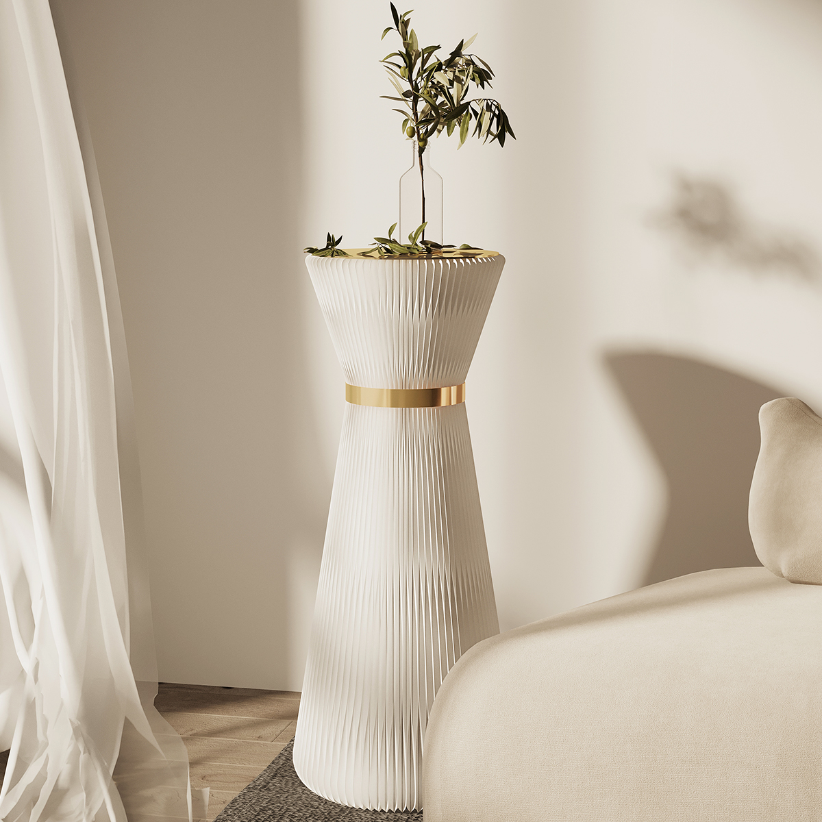 Kraft Paper スタイリッシュサイドテーブル