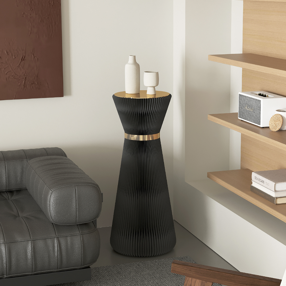 Kraft Paper スタイリッシュサイドテーブル