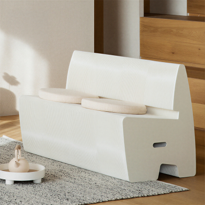 Kraft Paper 折りたたみソファベンチ｜折りたたみ収納・長さ調整可能