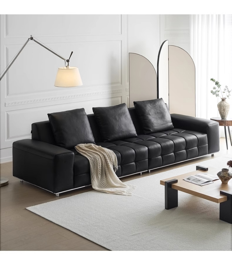 モジュールデザイン本革ソファ | 組み合わせ自在でライフスタイルに