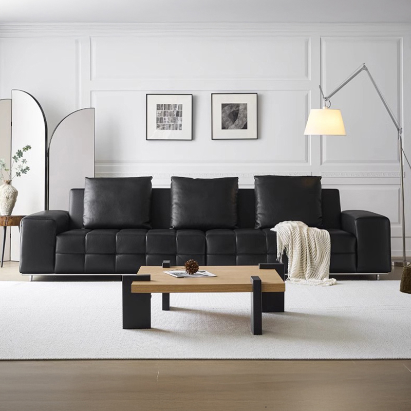 モジュールデザイン本革ソファ | 組み合わせ自在でライフスタイルに