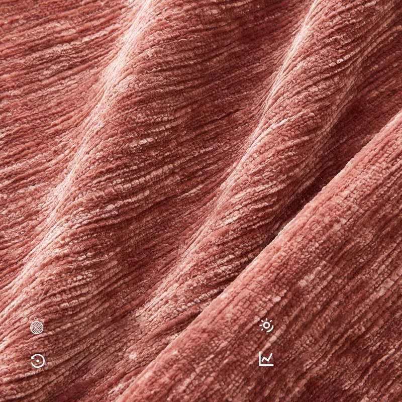 モジュール式シェニールソファ