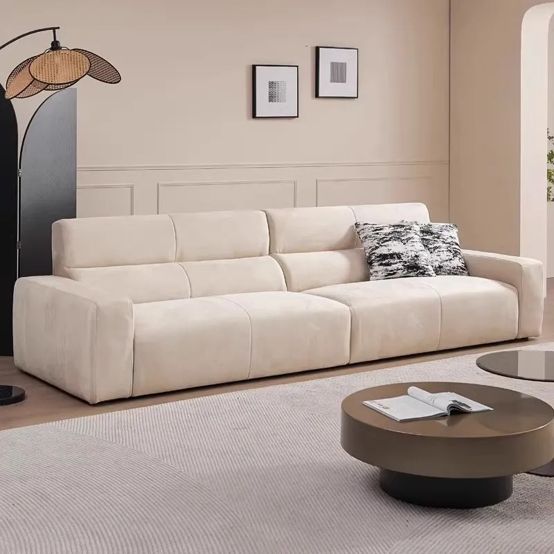 モダンスエード調ソファ【カスタマイズ可】