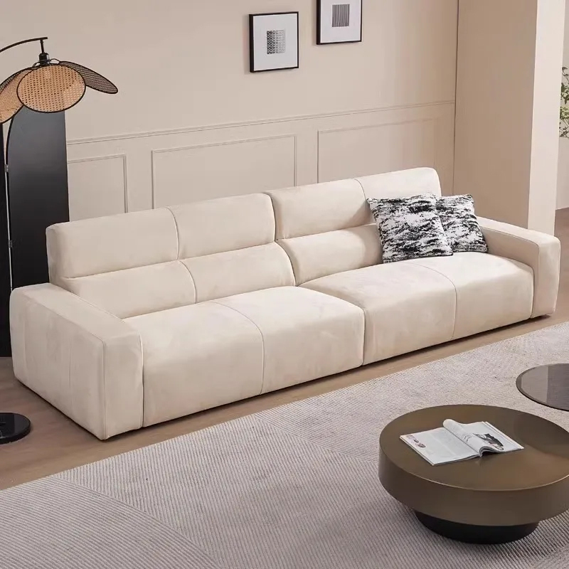 モダンスエード調ソファ【カスタマイズ可】