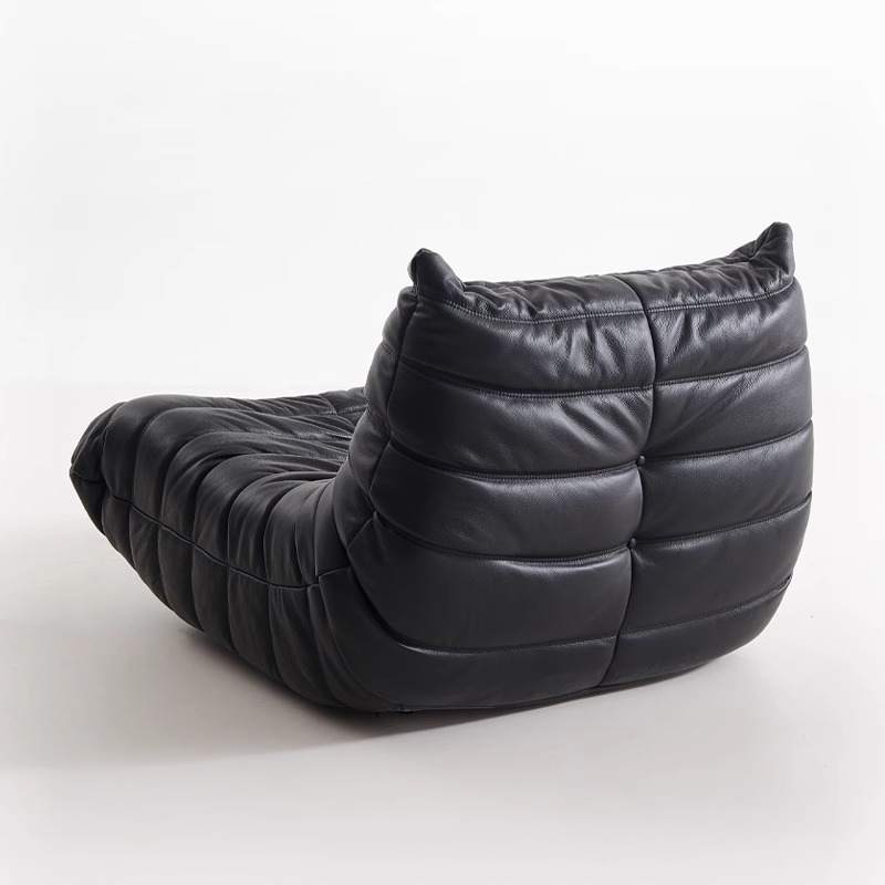 一人用レザーキャタピラーソファ