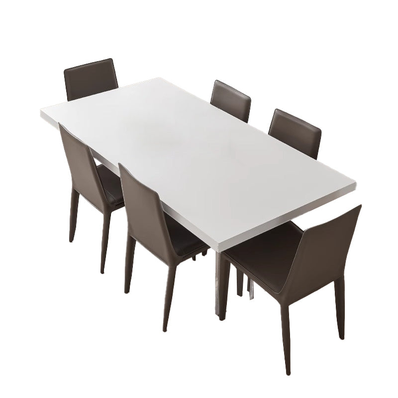 アクリル脚セラミックダイニングテーブル | 透明感が空間を広げる