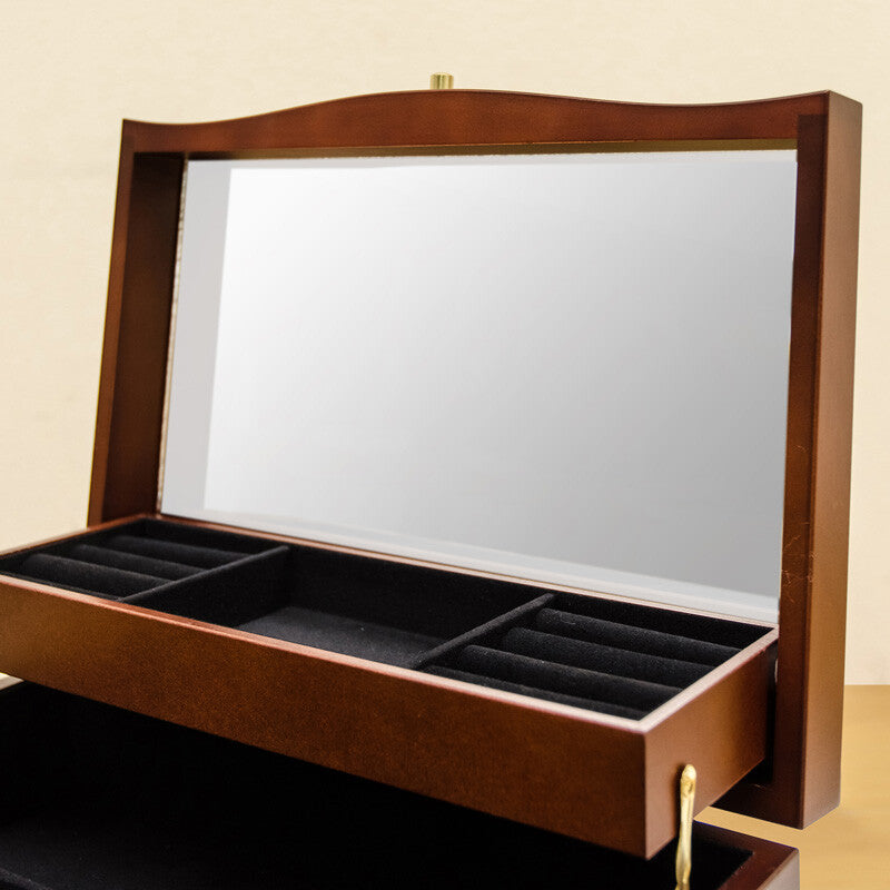 クラシック木製ジュエリーボックス | レトロな雰囲気を纏った