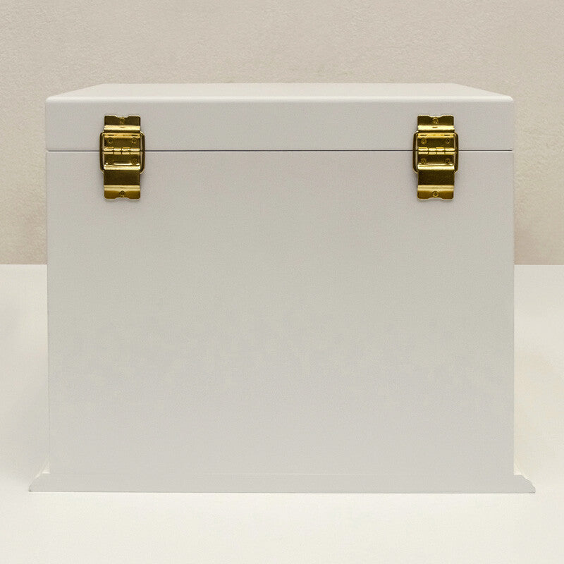 クラシック木製引き出し4種類ミラー付きジュエリーボックス