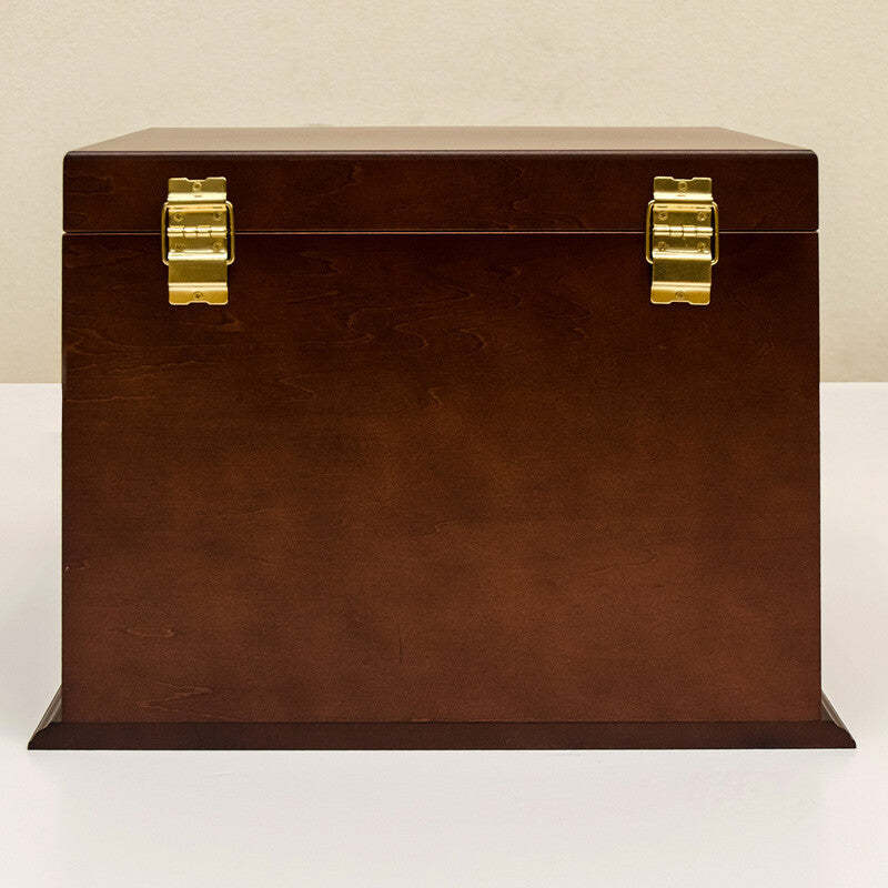 クラシック木製引き出し4種類ミラー付きジュエリーボックス