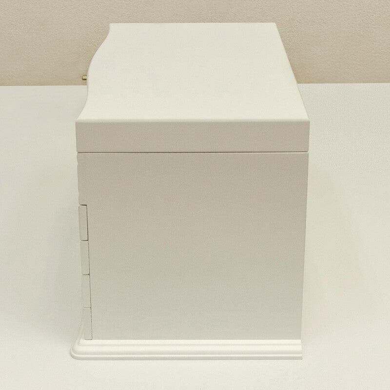 クラシック木製引き出し4種類ミラー付きジュエリーボックス