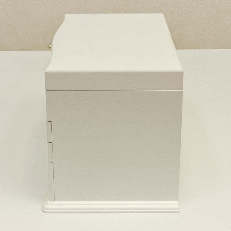 クラシック木製引き出し4種類ミラー付きジュエリーボックス
