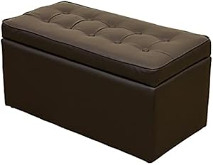 レトロベンチ　PVC　定価40000円 レトロPVCレザー収納ベンチ | 省スペースで便利な多用途