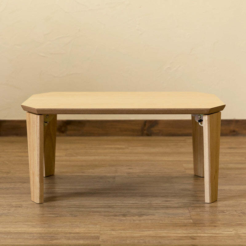 シンプル木製幅60cm折畳みローテーブル