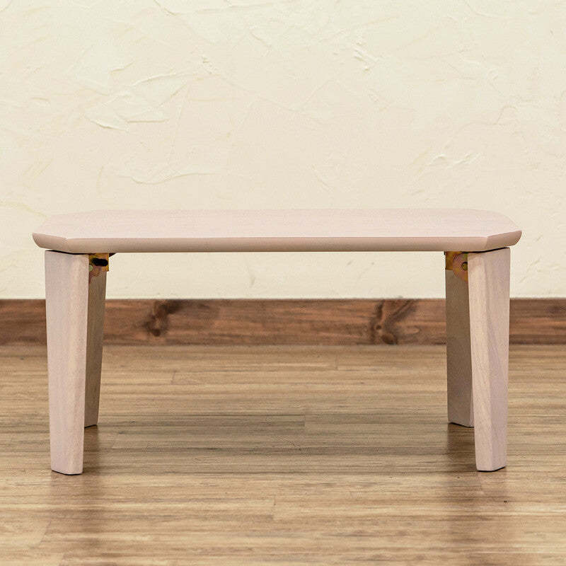 シンプル木製幅60cm折畳みローテーブル