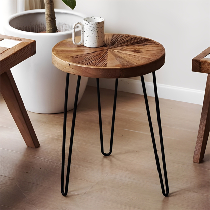 アンティークパッチワーク風サイドテーブル – CAGUUU