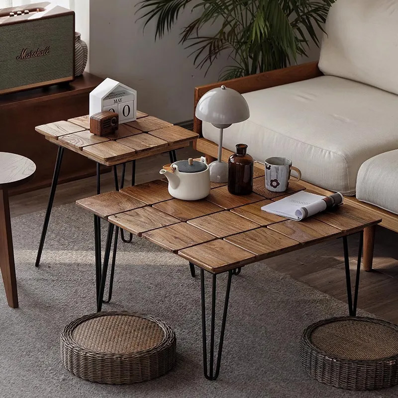 天然木スクエアテーブル