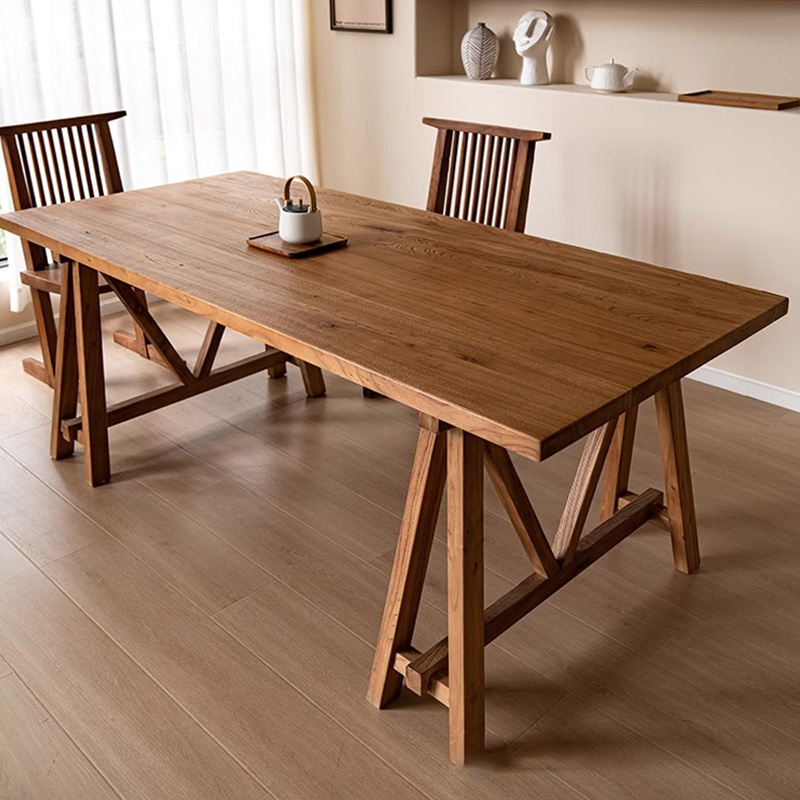 ミニマルウッドシンプルデザインテーブル