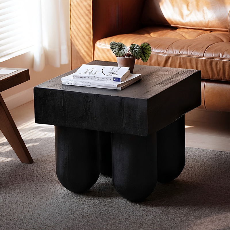 モダンブロックサイドテーブル