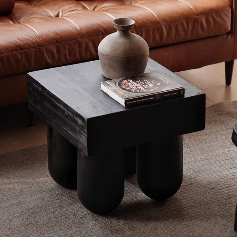 モダンブロックサイドテーブル