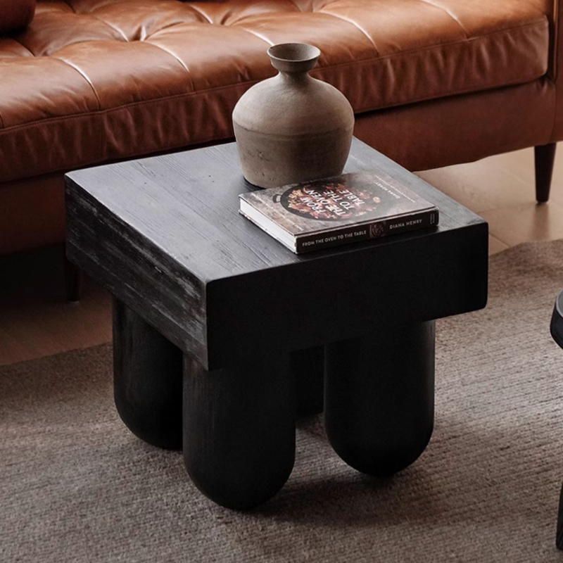 モダンブロックサイドテーブル