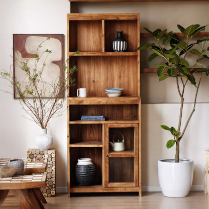 オールドパイン材収納キャビネット