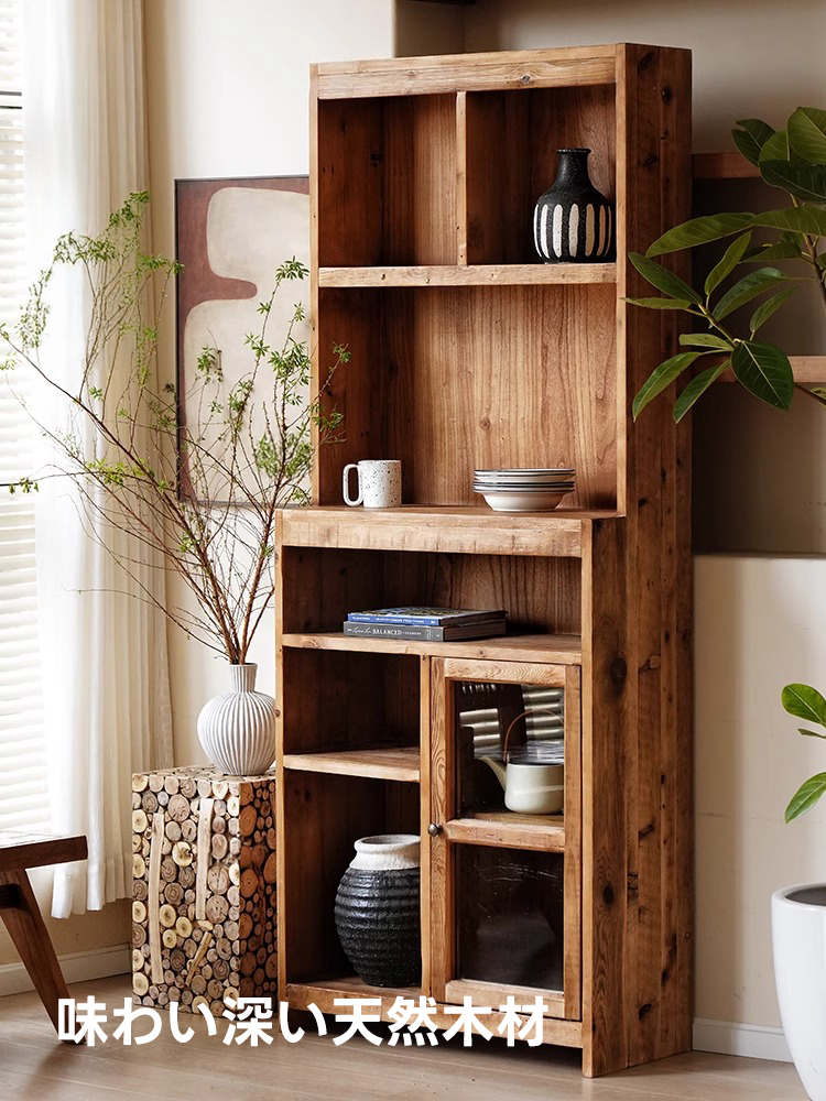 オールドパイン材収納キャビネット