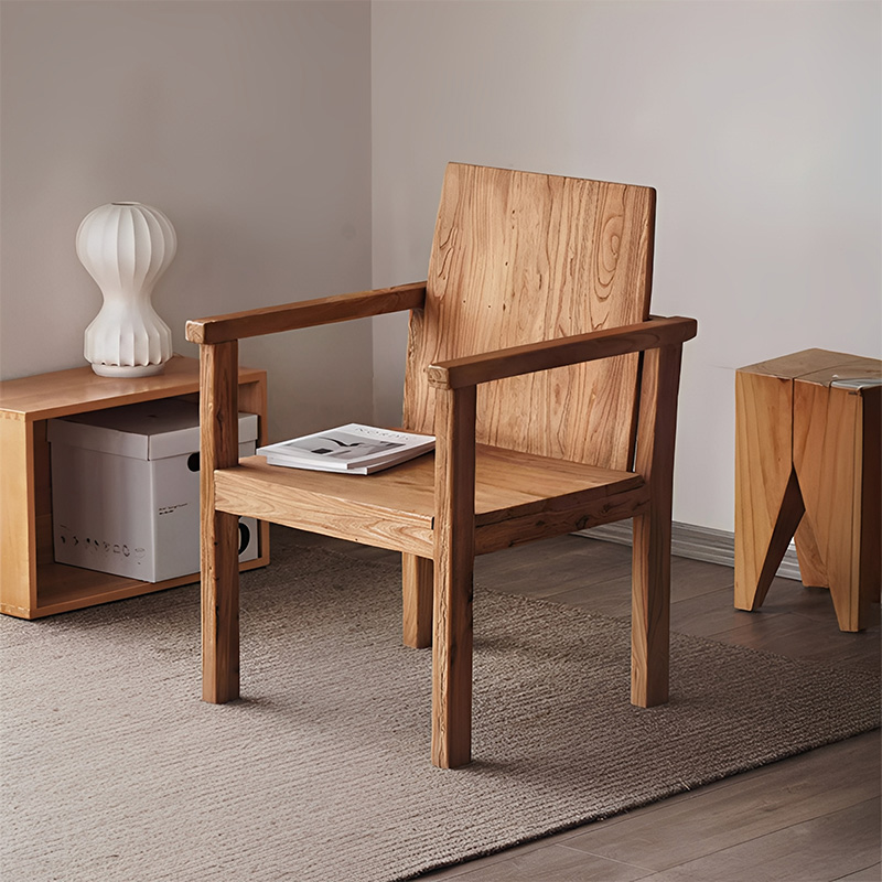 ニレ古材ナチュラルチェア