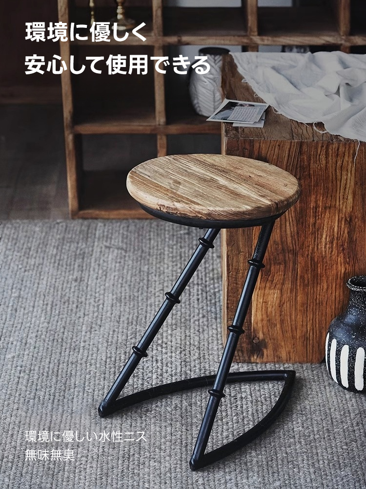 ヴィンテージ調カウンターチェア | 職人の手仕上げによるこだわりの一