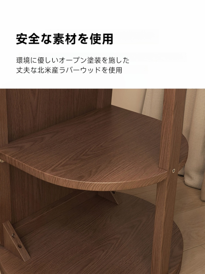収納一体型スタンドミラー