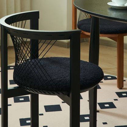 クロスコードラウンドチェア