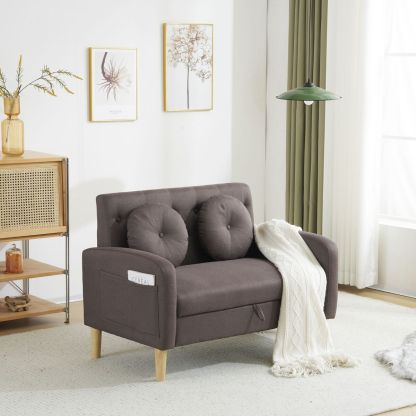 クッション付き2人掛けソファ – CAGUUU