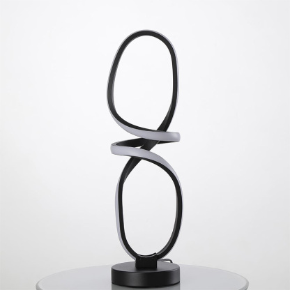 スパイラルモダンテーブルライト