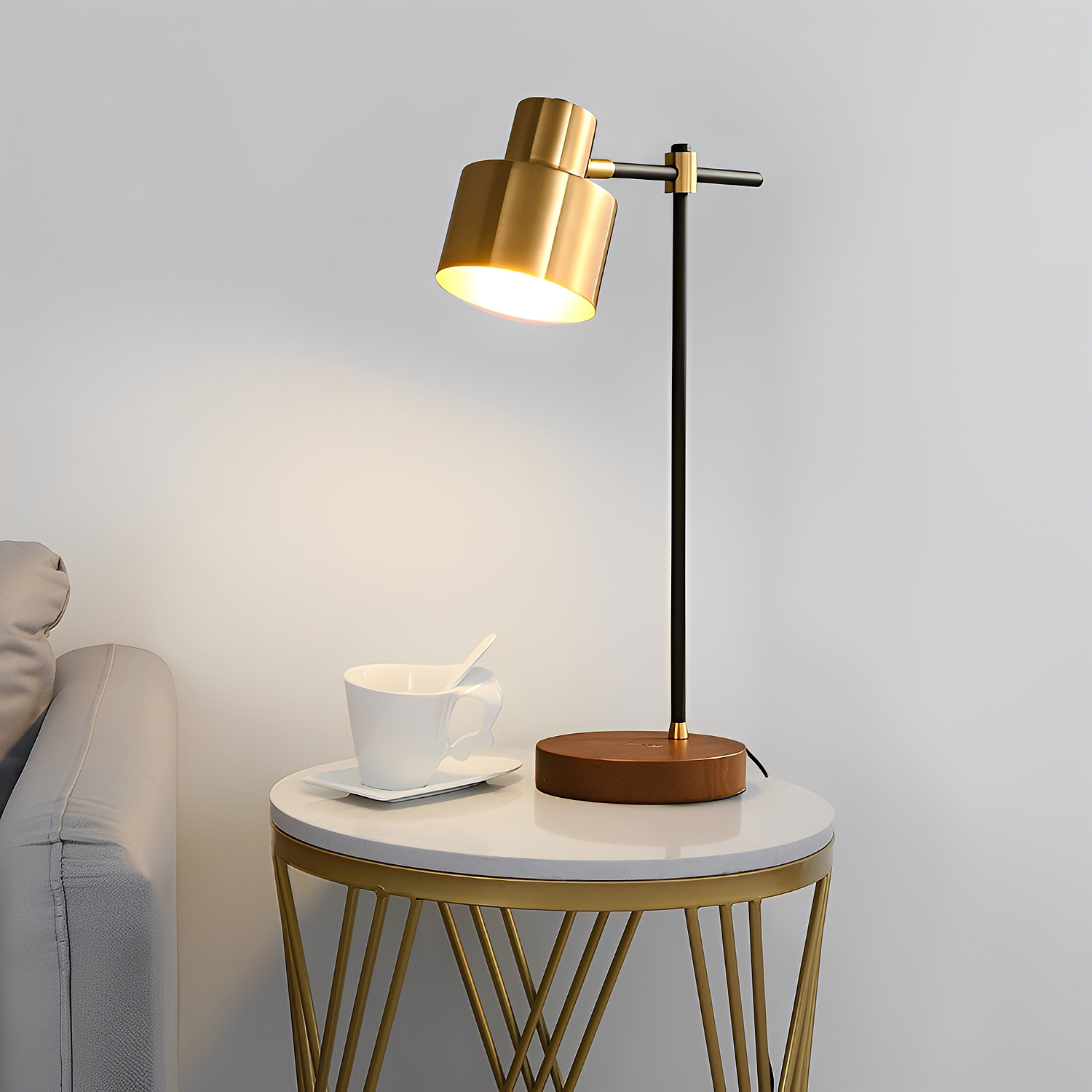 ナチュラルモダンテーブルライト | 天然木の温もりとモダンな雰囲気で