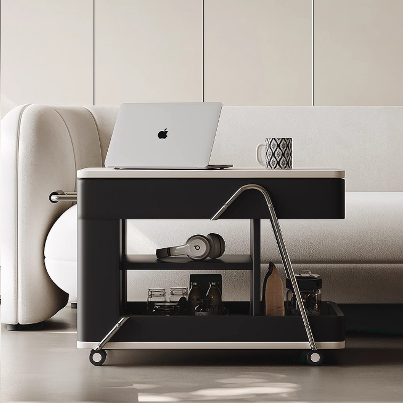キャスター付き多機能コーヒーテーブル | 収納も移動もスマートに