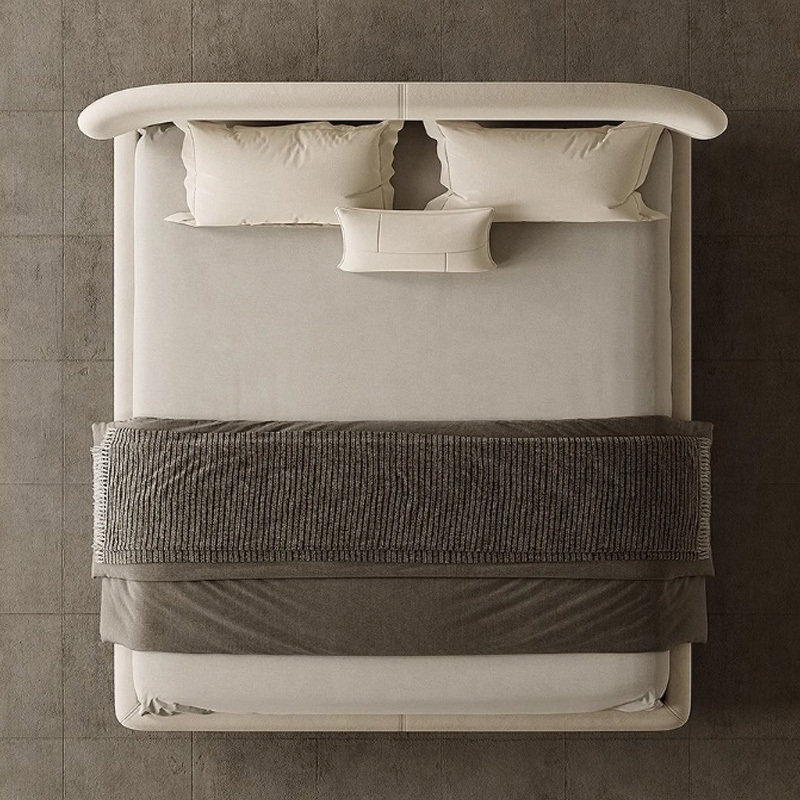 マイクロファイバーファブリックベッド