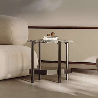 イタリアンモダン大理石サイドテーブル