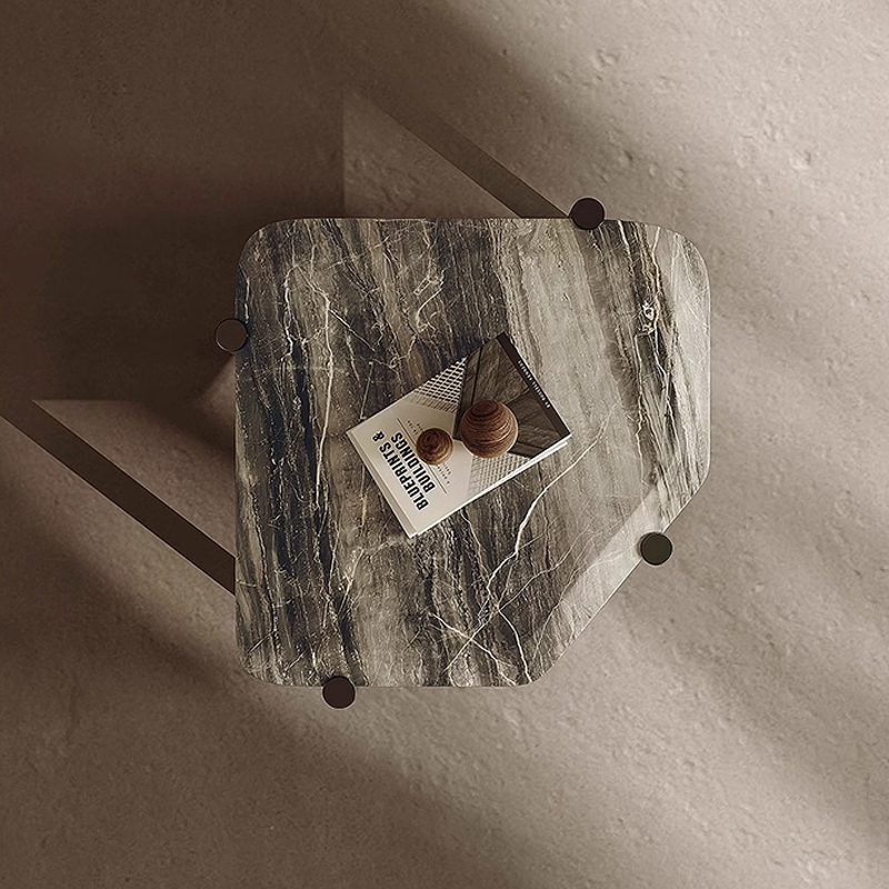 イタリアンモダン大理石サイドテーブル