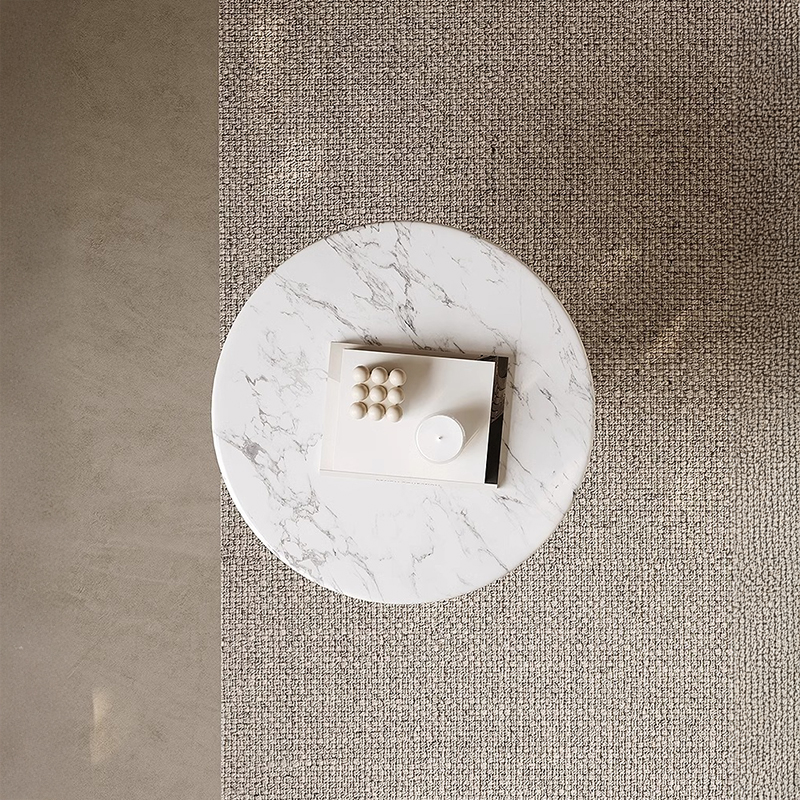 レザー調セラミックサイドテーブル