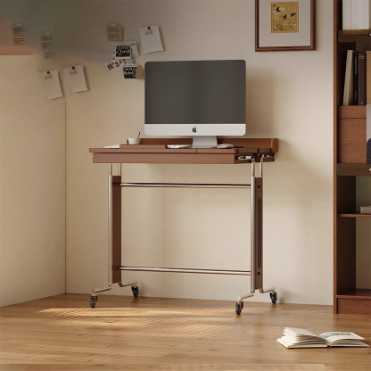 キャスター付昇降式きワークデスク
