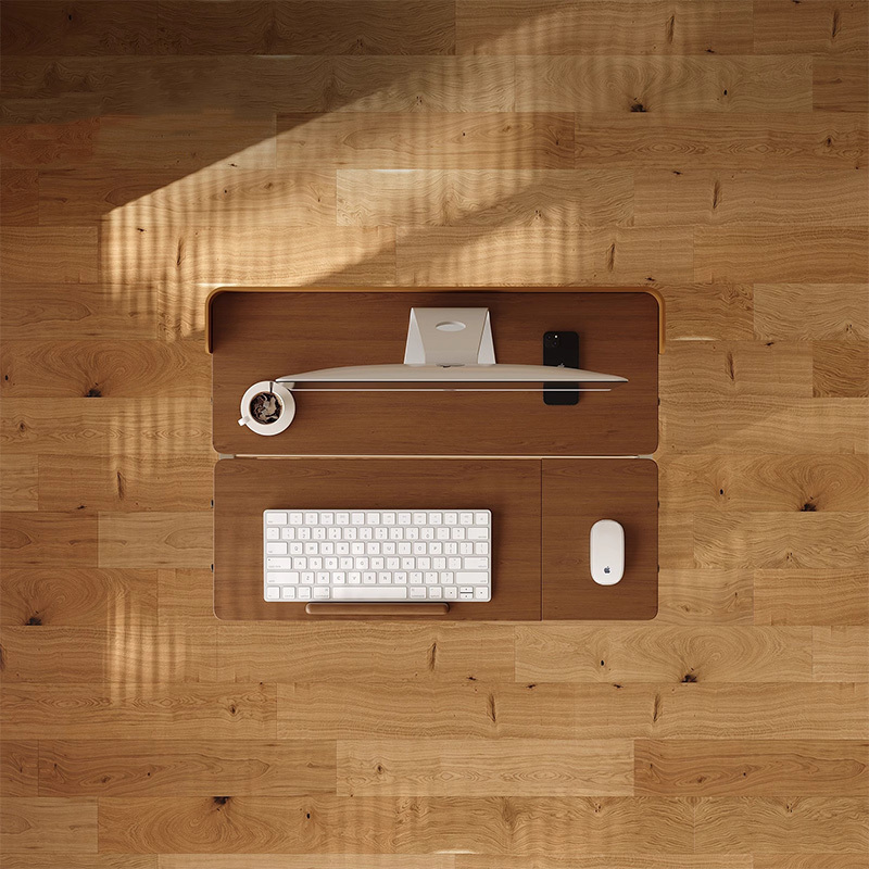 キャスター付昇降式きワークデスク