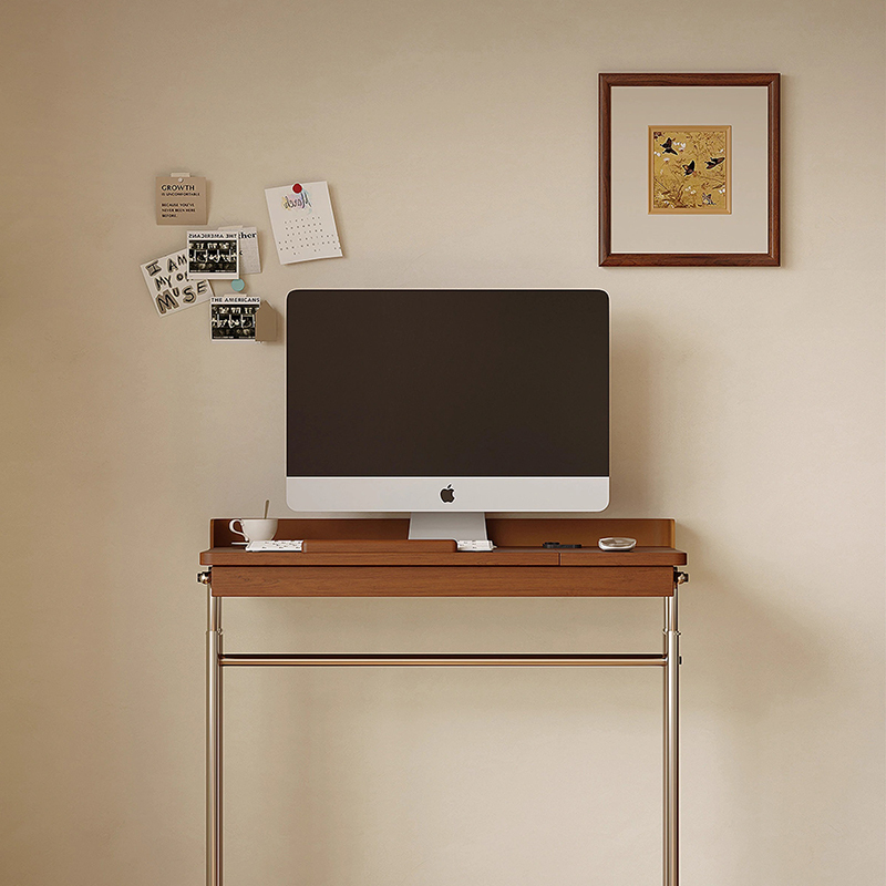 キャスター付昇降式きワークデスク