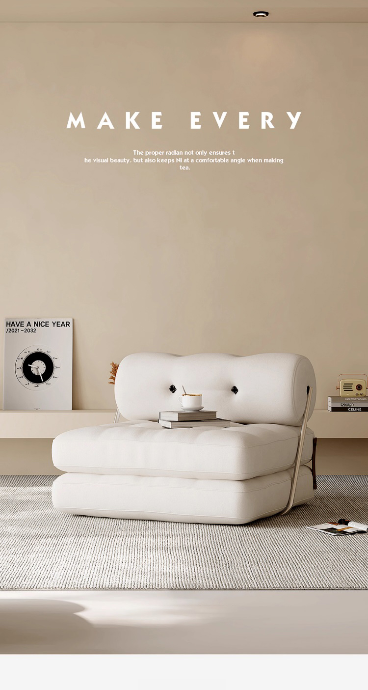 伸長式ベルベット調ソファベッド | 高級感と快適性を兼ね備えた多機能