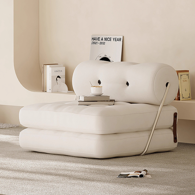 伸長式ベルベット調ソファベッド | 高級感と快適性を兼ね備えた多機能