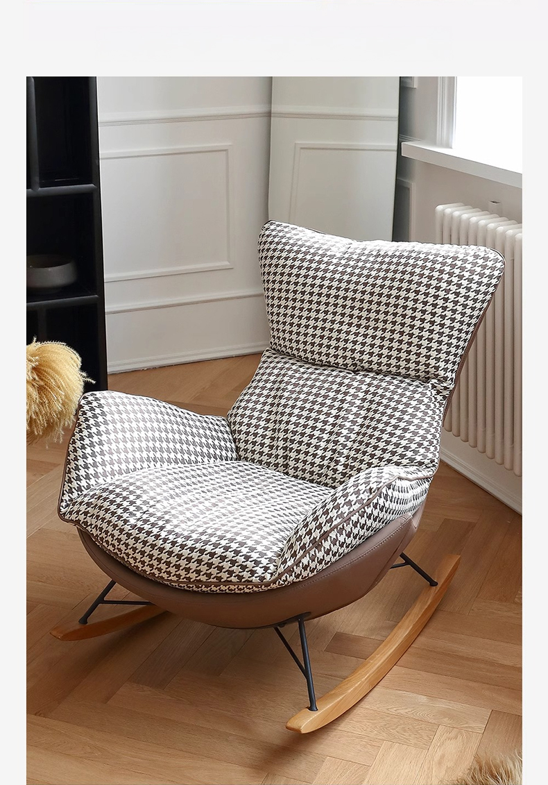 千島柄ロッキングチェア | 個性的な柄と快適な揺れ心地が魅力 – CAGUUU