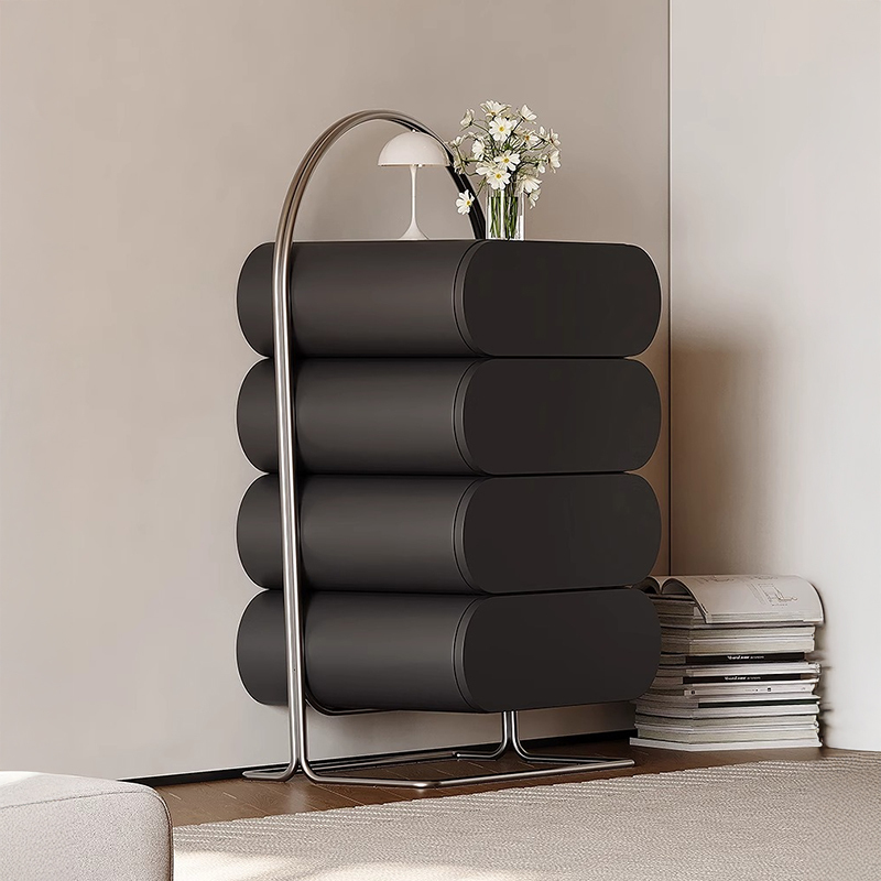 フレンチモダンブラックキャビネット