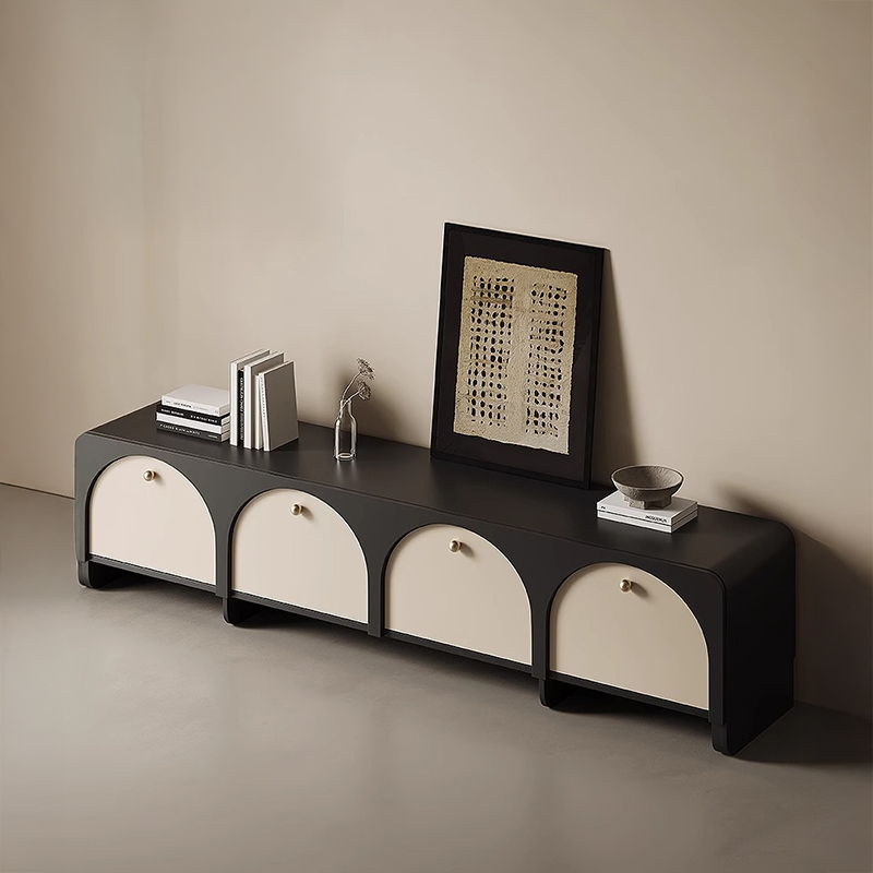 フレンチモダンモノトーンテレビボード